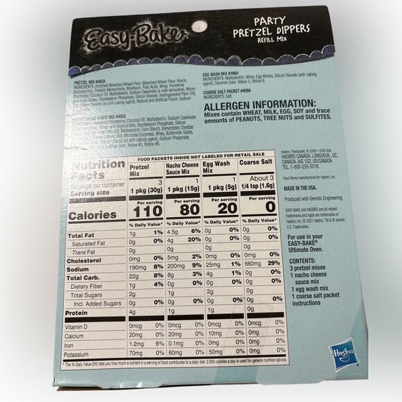 2 pack Party Pretzel Dippers Refill Mix for easy bake oven - Picture 2 of 2